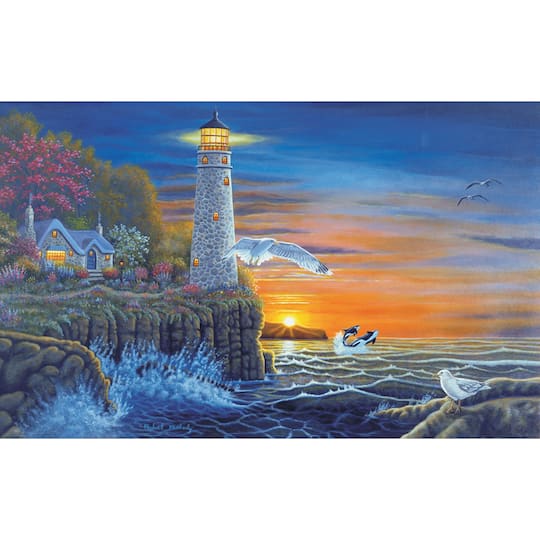 Royal Langnickel® Waterside Lighthouses Painting by Numbers Kit
